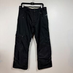Ocean & Earth Snow Pants Mens Large Black Ski Snowboard Cargo Insulated Pockets